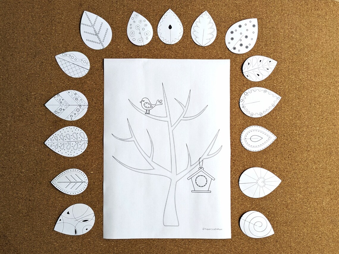 3D Tree Simple Paper Craft for Kids, Autumn Preschool Activity, Kids ...