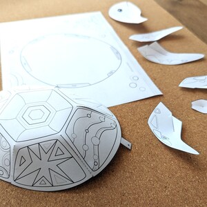 Colorful Turtle Paper Craft Template: Cut and Paste Animal Activity for ...