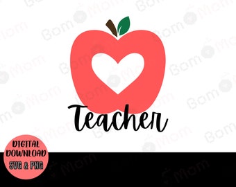 Teacher Valentine SVG Cute Teacher SVG Teacher Heart Valentine's Day Teacher Gift PNG Valentine School Shirt svg Teacher Valentine Shirt png