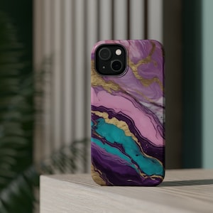 Beautiful Marble iPhone Case - Mixed Marble Phone Case - Colorful Marble Phone Case - Protective iPhone Case - Tough iPhone Case