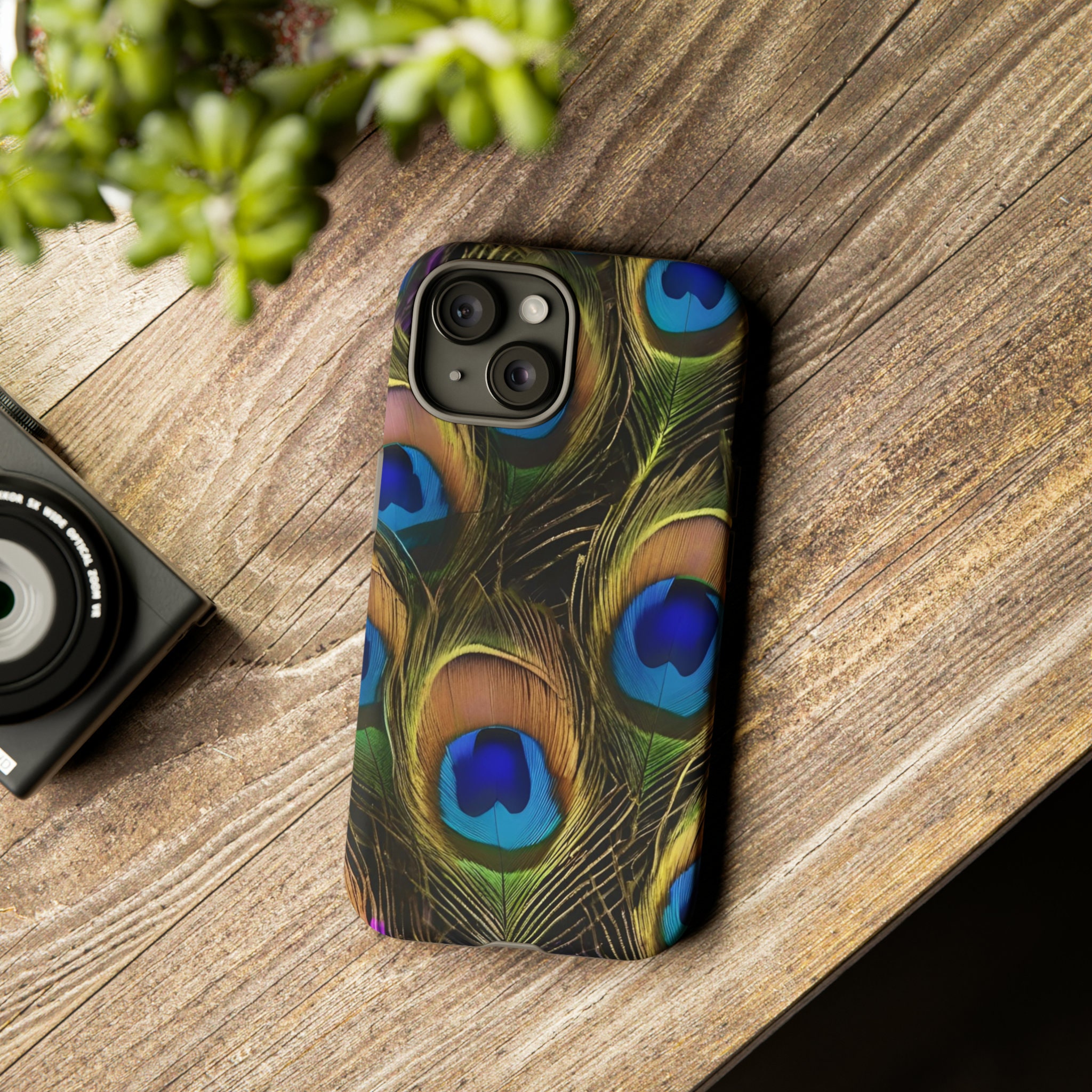 Peacock Feathers Phone Cases - Peacock Smartphone Case for