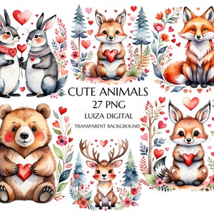 Folk Animals Clipart, Folk Clipart, Folk Art Clipart, Scandinavian Clipart, Nordic Folk Art Folk Animals Clipart, Scrapbooking, Commercial