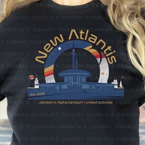New Atlantis Starfield SVG, PNG, Starfield Video Game, Commercial Use for Print on Demand, Starfield Shirt, Sticker, Mug, Gift for Gamer