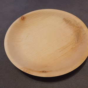 Stone pine bowl, turning, stone pine wood, stone pine shavings, stone pine plate