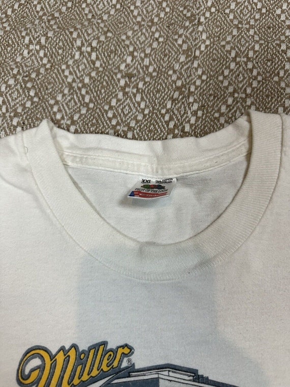 Vintage Nascar Shirt XXL 1995 Dover Downs White L… - image 5