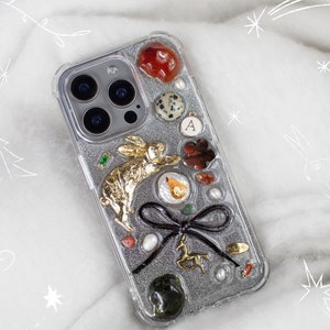 Harsinitiaal gepersonaliseerd iPhone-hoesje, monogram iPhone-hoesje voor Apple iPhone 16 15 14 13 12 11 pro max plus mini-hoesje, winterhoes