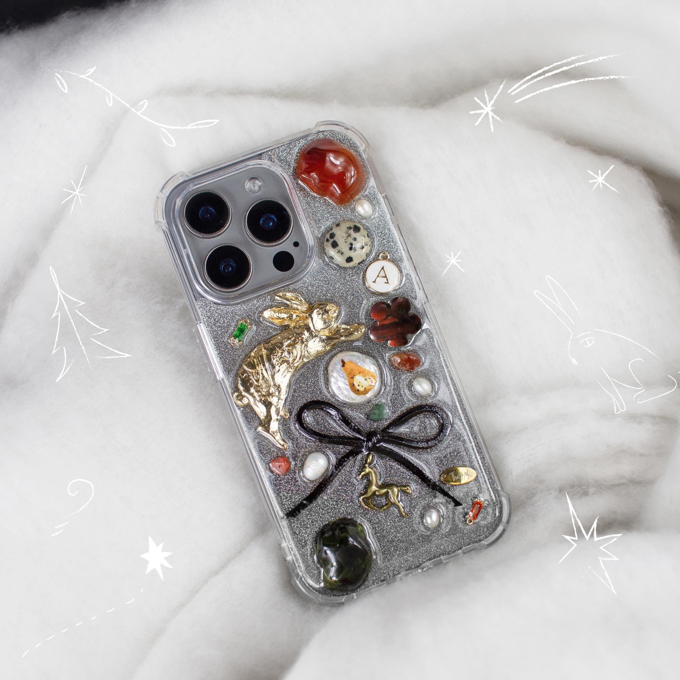 iPhone 11 Silver Case - Etsy