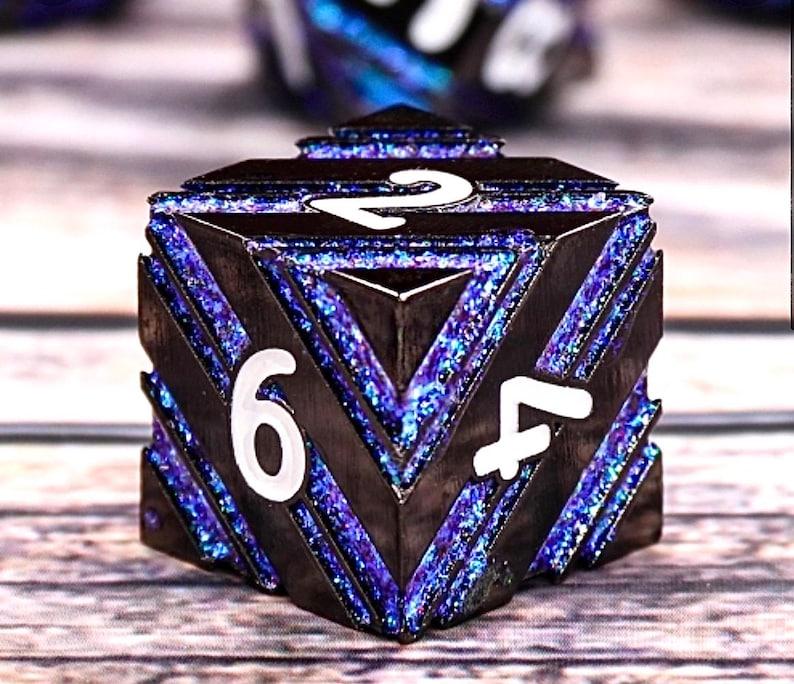Fairy Forged - DnD Polyhedral Dice Set - TTRPG Dobbelstenen metalen dobbelstenen worden geleverd met metalen dobbelstenen geschenkdoos Dnd kerstcadeau, dnd verjaardagscadeau afbeelding 15