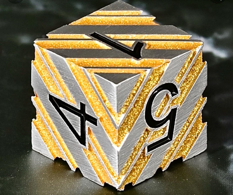 Fairy Forged - DnD Polyhedral Dice Set - TTRPG Dobbelstenen metalen dobbelstenen worden geleverd met metalen dobbelstenen geschenkdoos Dnd kerstcadeau, dnd verjaardagscadeau afbeelding 11