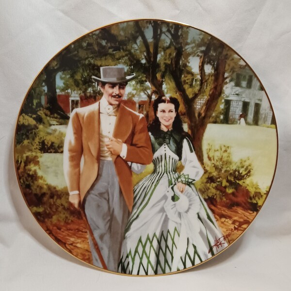 Vintage (1989) Gone With the Wind Collector's Plates