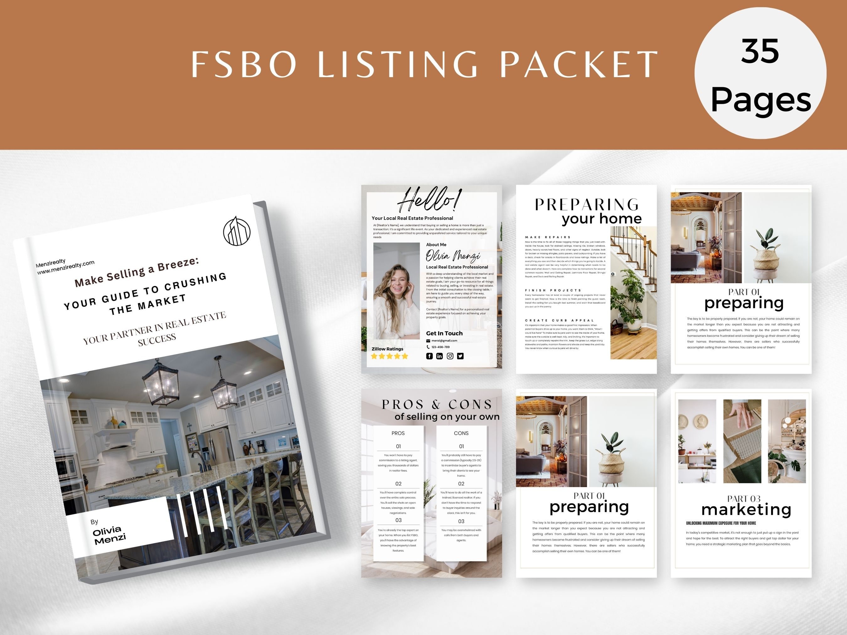 For Sale by Owner | Real Estate FSBO Guide | Canva Template | Marketing ...