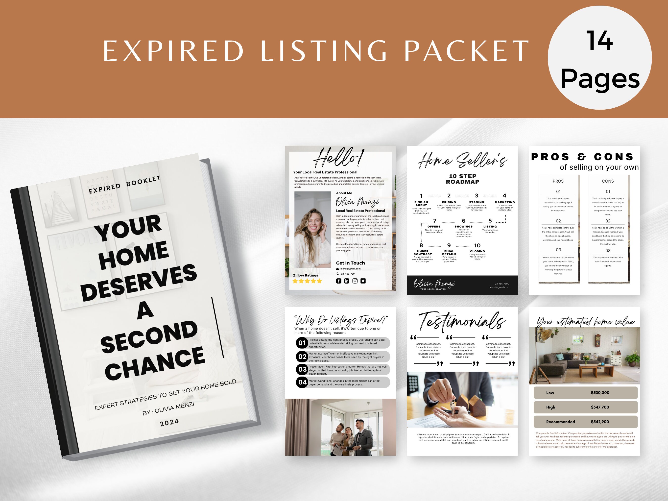 Expired Listing Packet.pdf Expired Listing | Canva Template Real Estate Expired Listing Guide ...
