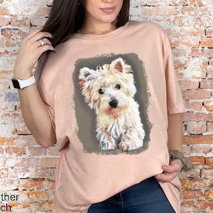 Puppy Dog, Dogs, Dog Shirt, Dog Lover T-Shirt, Westie Gift, Dog Lovers, Westie Lover Gift, Dog Owner Gift, Westie Dad, Westie Mom, Westies