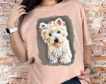Puppy Dog, Dogs, Dog Shirt, Dog Lover T-Shirt, Westie Gift, Dog Lovers, Westie Lover Gift, Dog Owner Gift, Westie Dad, Westie Mom, Westies