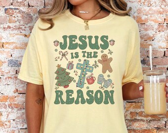 Christmas Sweatshirt Christian Shirts Holiday Shirt Christmas Crewneck Xmas Shirt Xmas Sweatshirt Holiday Sweater Merry Christmas Jesus