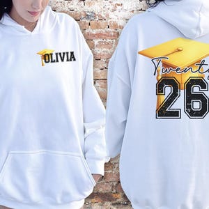 Custom Senior 2026 Sweatshirt, Graduation 2026 Hoodie, Senior Year Gift, Senior Gift Graduation, Class of 26 Hoodie, Senior Hoodie Sweathirt
