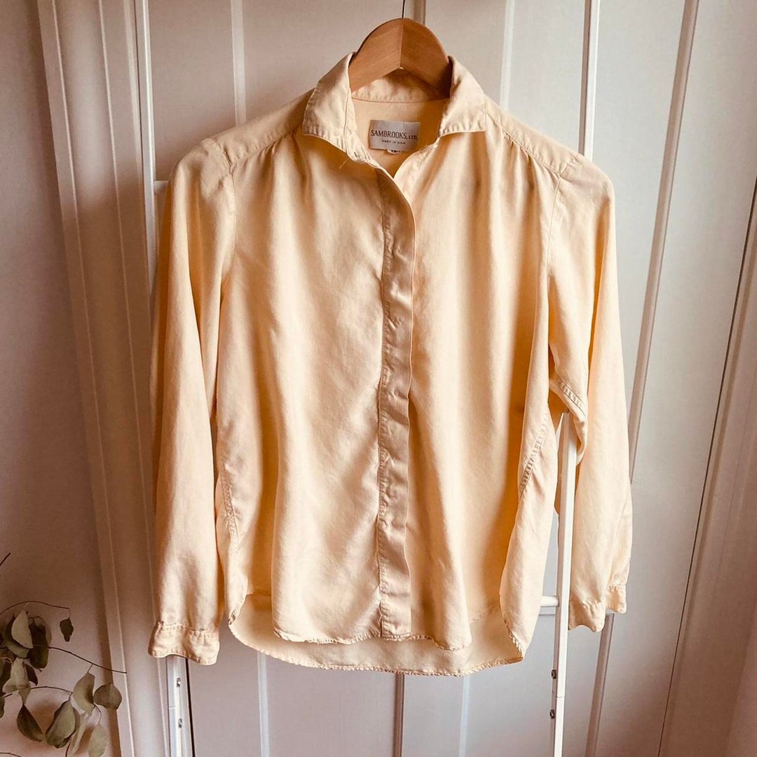 cream button shirt main image 0