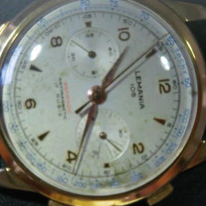 Lemania 105 chronograph