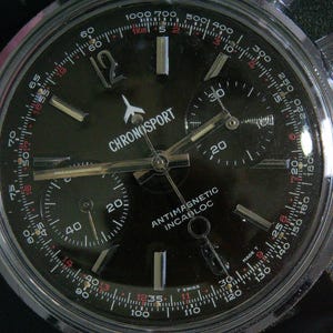 Vintage Chronosport chronograph