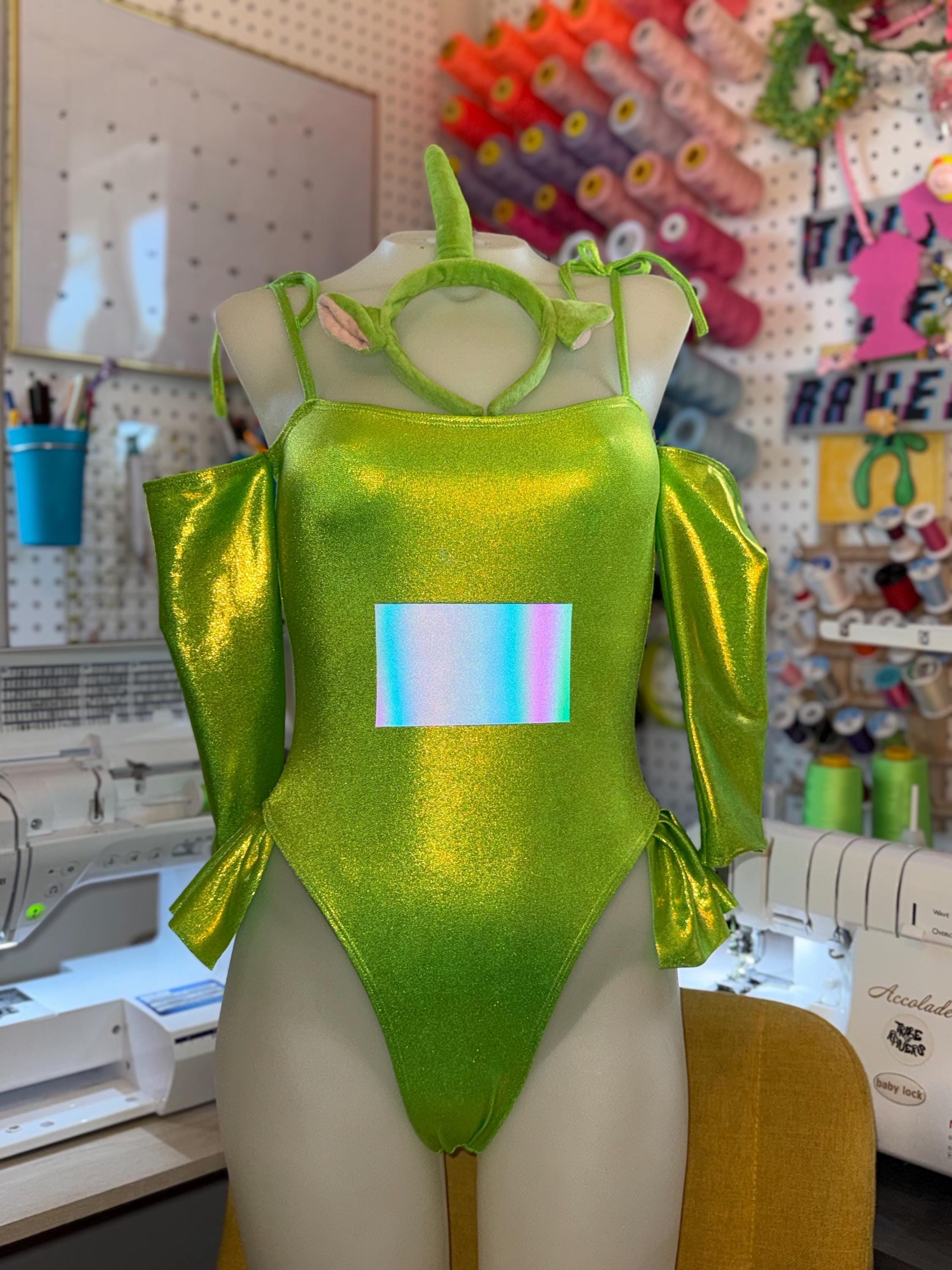 thumbnail image 2 of Adult Plus Size Tinky Winky Teletubbies Costume 2 of 10