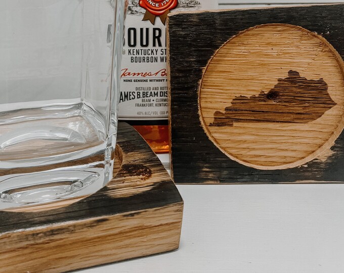 Kentucky Bourbon Barrel Stave Coasters