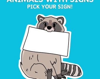 Raccoon trash panda cute water resistant vinyl sticker for laptops and water bottles