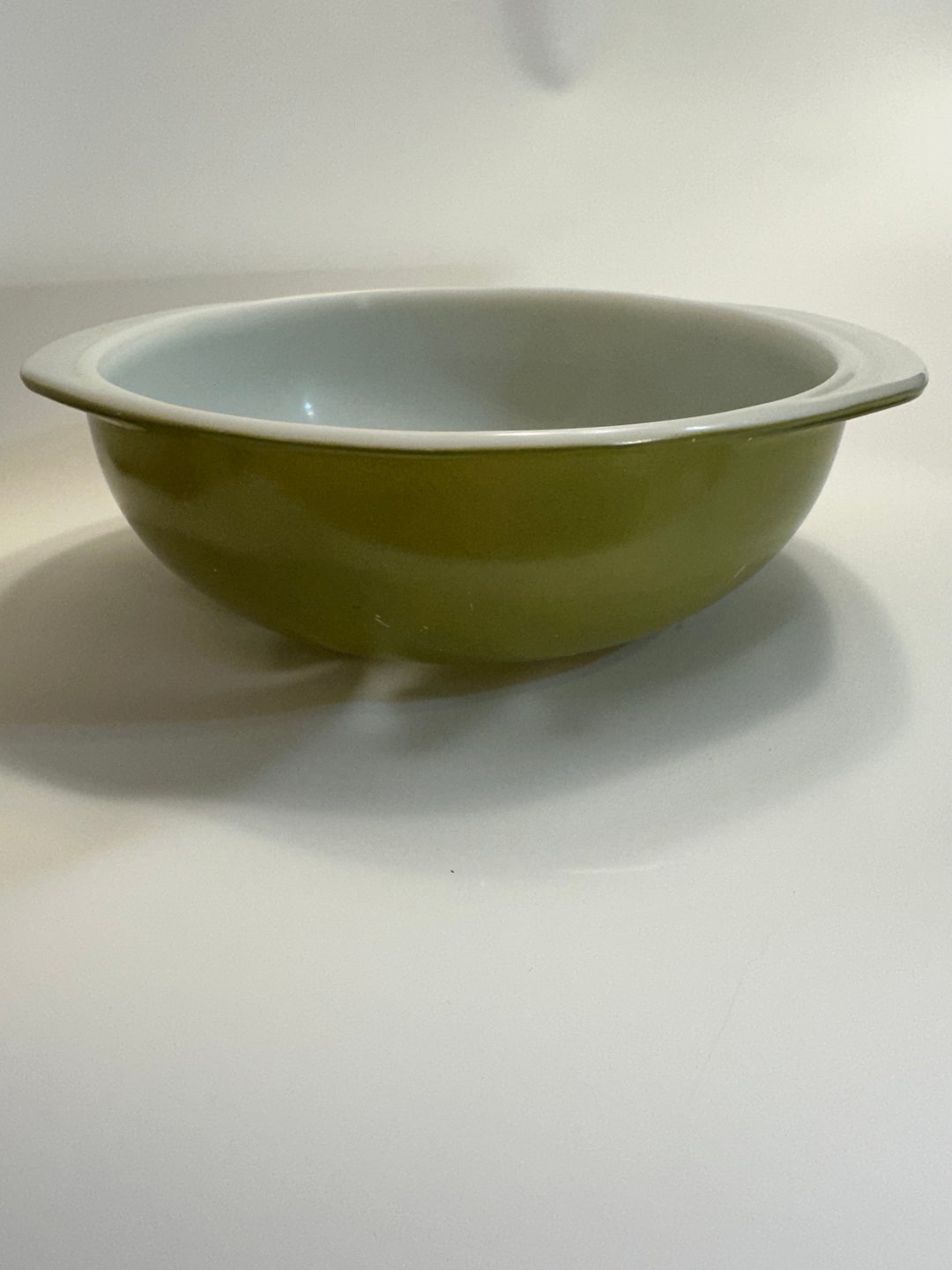 Avocado Green 2 Qt Pyrex -with Handles - Etsy
