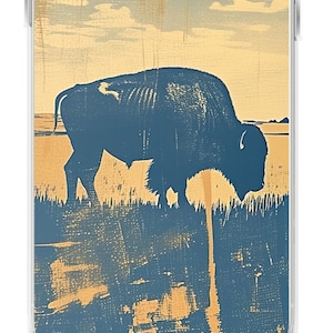 Buffalo iPhone Case, Bison iPhone case, Clear Case for iPhone®