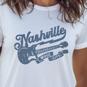 Nashville T-Shirt,  Music City Shirt, Country Music Shirt, Nashville shirt, Vintage Nashville, Music City tshirt