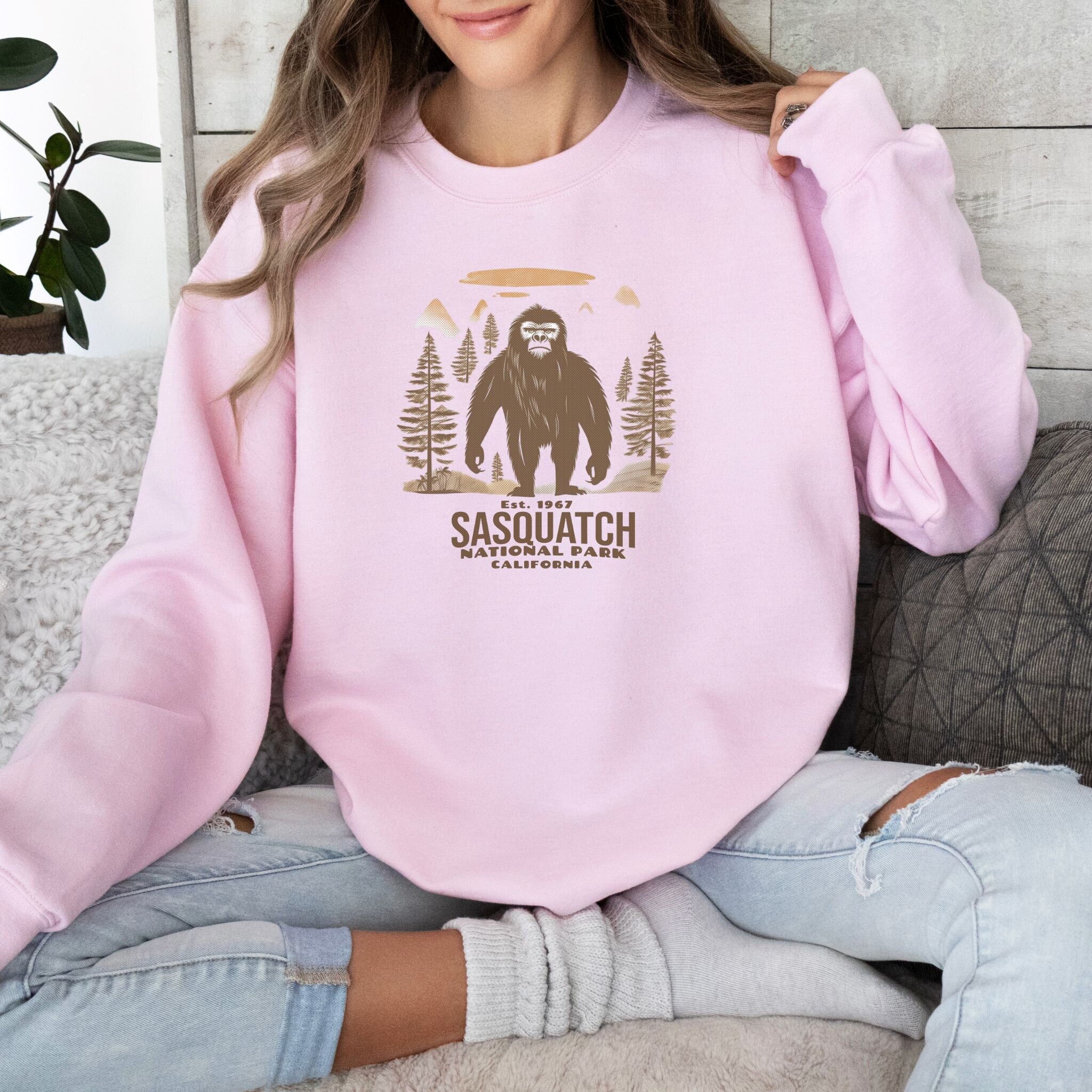 Sasquatch National Park Sweatshirt, Bigfoot Sweatshirt, Sasquatch ...