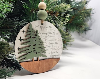 Serenity Prayer Ornament