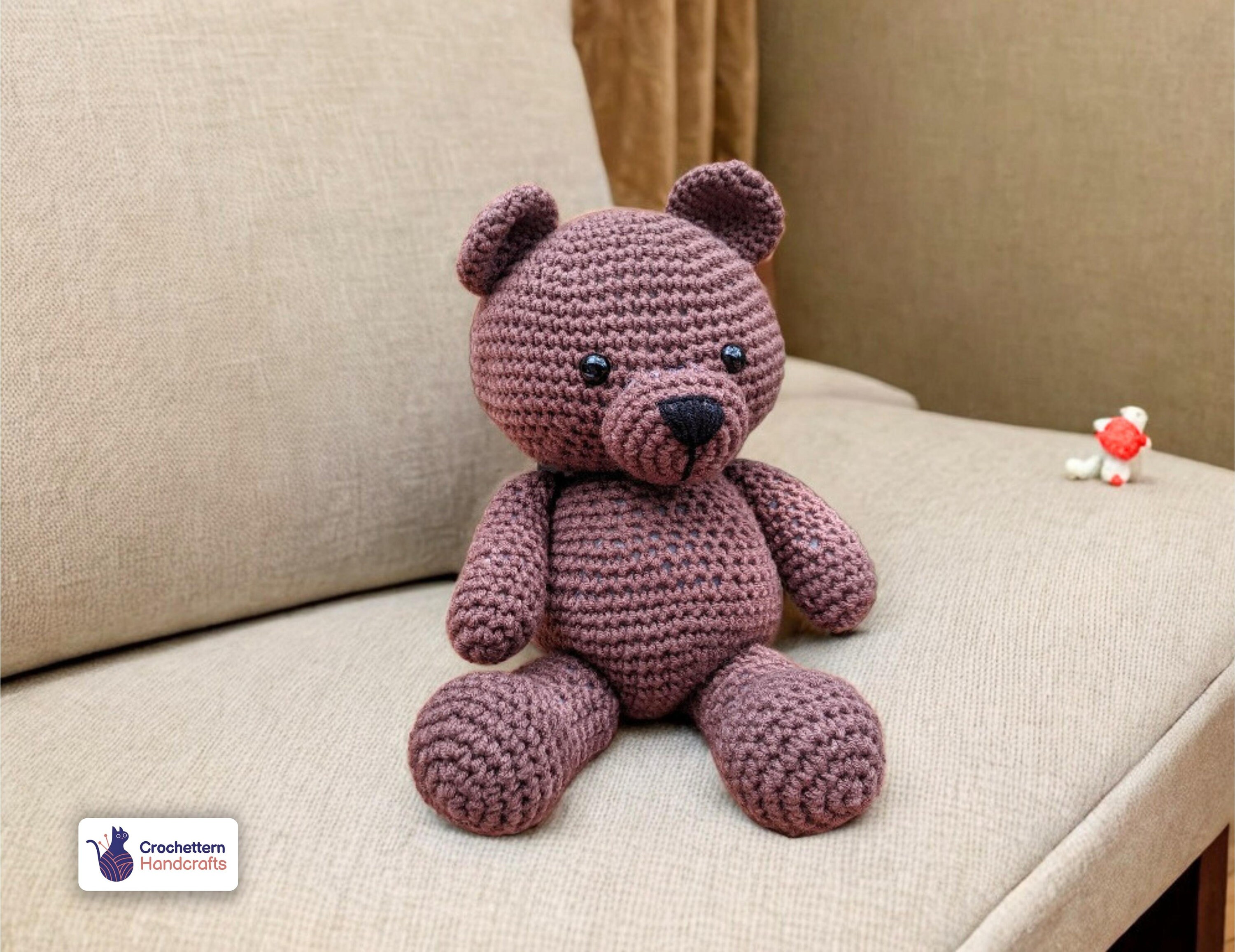 Crochet Teddy Bear Pattern, Amigurumi Pattern, Tutorial PDF With ...