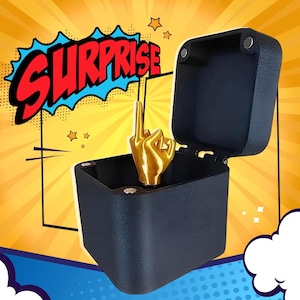 Scatola Regalo Sorpresa Con Dito Medio - Scherzo Divertente Per Ufficio O Casa - Foto 9