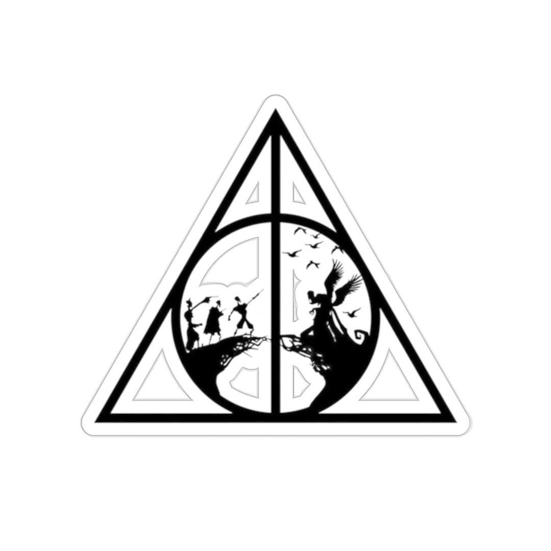 Deathly Hallows Sticker - Etsy