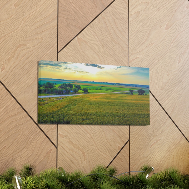 Landscape Art Print. Panorama Canvas Wall Art. Nature Canvas Print