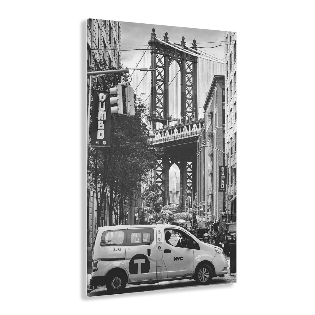 Dumbo New York Acrylic Print. Landscape Photography Wall Etsy