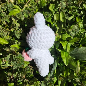 Crochet Bunny with Strawberry Bunny Plushie Stuffed Toy Bunny Crochet Rabbit Stuffed Animal Rabbit Rabbit Plush image 2