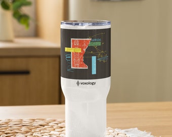 Travel mug with a handle