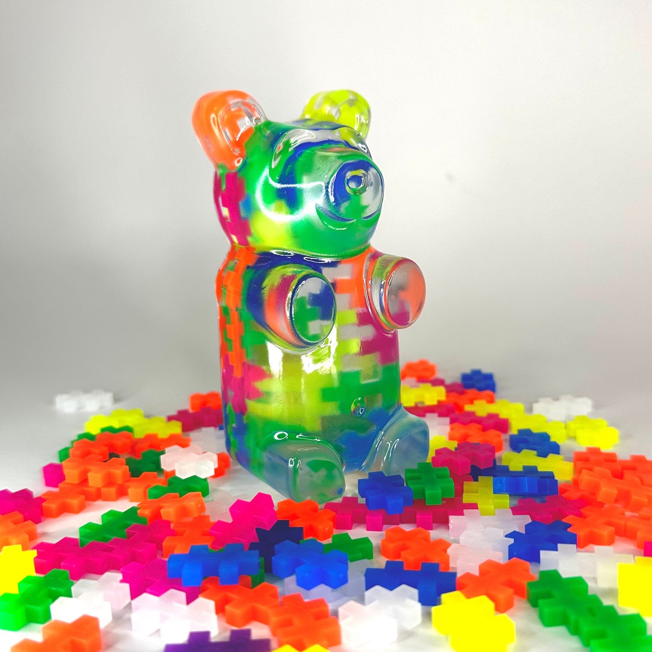 Epic Gummy Giant, Handcrafted Epoxy Bears With LEGO Magic, BIG BEAR