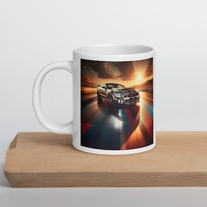 Shelby GT500 Mustang Coffee Mug: Muscle Car Lover Gift