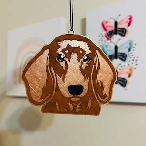 Dachshund Freshie, DachshundCar Freshener, Gift, Scented freshie, Dog Lover Freshie, Car Accessories, Dachshund Lovers