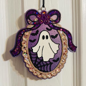 Ghost freshie, Ghost with mirror, Freshie, Halloween Vibes, Car Freshener, Scented Freshie, Halloween, Room Freshener, Fall Vibes