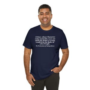 Declaration of Independence T-Shirt, Patriotic USA History Tee