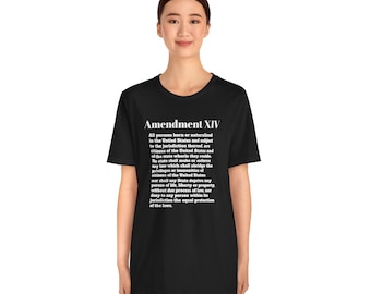 Amendment XIV Unisex Tee: Civil Rights Social Justice Shirt