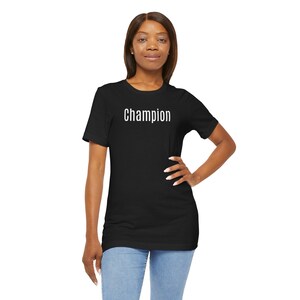 Camiseta Champion - Camiseta unisex de manga corta, camiseta estampada, camiseta informal, ropa inspirada en Champion, ropa deportiva