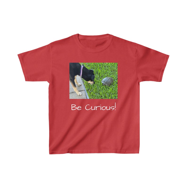 Camiseta Be Curious-Kids Heavy Cotton™ imagen 1