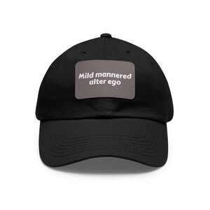Mild Mannered Alter Ego Dad Hat: Läderlappsmössa