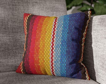 Mexican Serape Stripe Pillowcase, Pillowcase