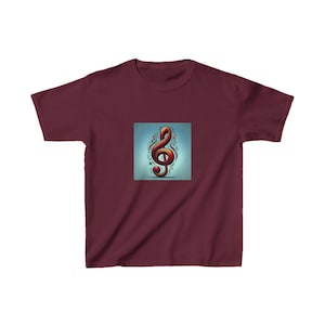 Treble Clef Kids Tee: Music Lover&#39;s Graphic T-Shirt