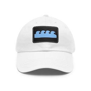 Surf Waves Dad Hat: Beachy Coastal Baseball Cap